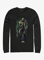 Marvel Captain Talos Green Long-Sleeve T-Shirt