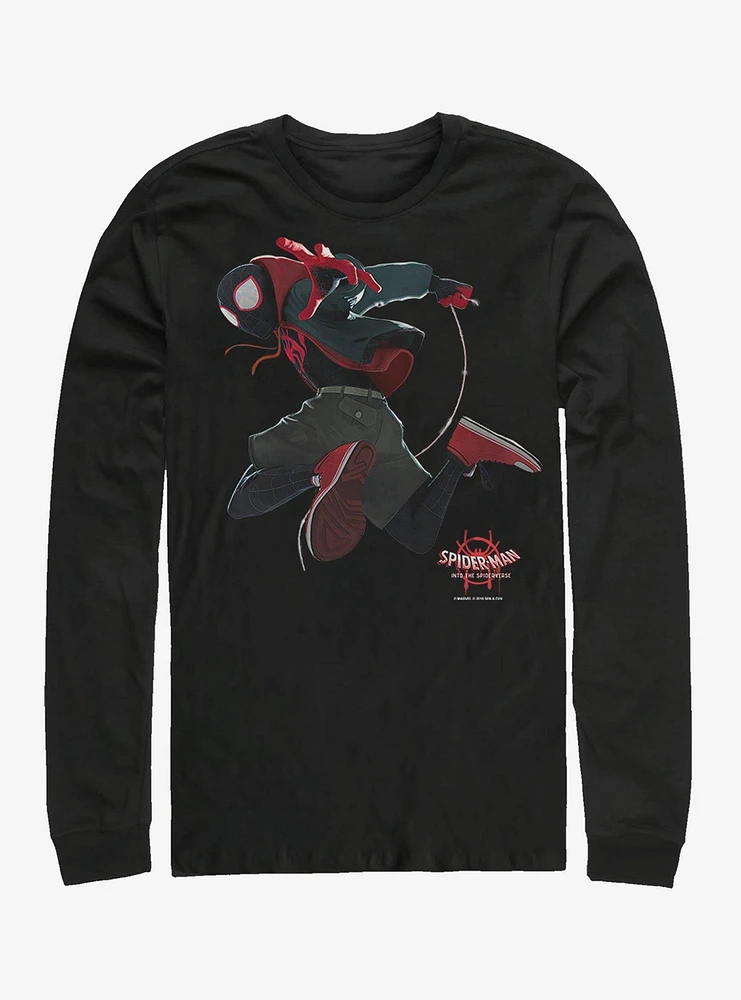 Marvel Spider-Man Jumped Miles Long-Sleeve T-Shirt