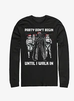 Star Wars Party Don't Begin Long-Sleeve T-Shirt