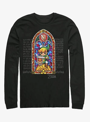 The Legend Of Zelda Stained Glass Long-Sleeve T-Shirt