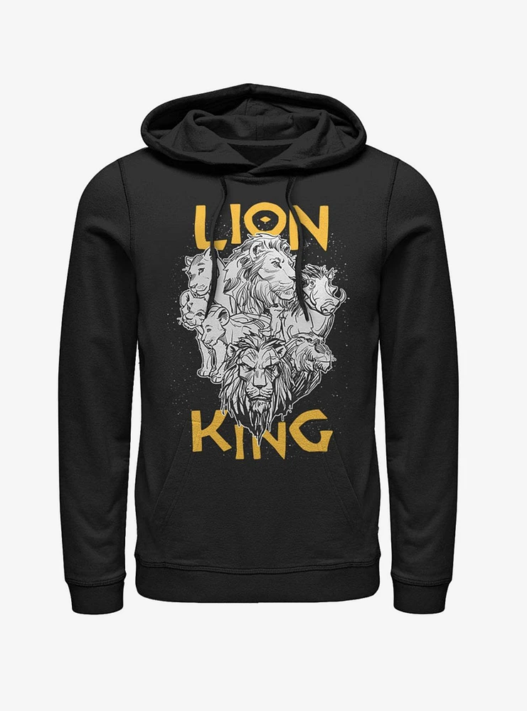 Disney The Lion King 2019 Cast Photo Hoodie