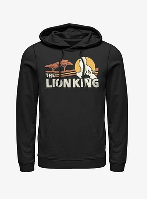 Disney The Lion King 2019 Savannah Scene Back Hoodie