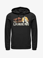 Disney The Lion King 2019 Savannah Scene Back Hoodie