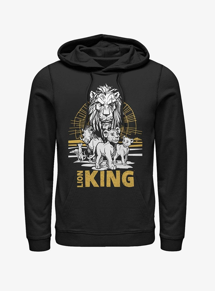 Disney The Lion King 2019 Group Hoodie
