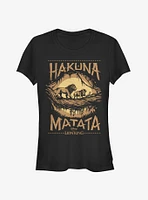 Disney The Lion King 2019 Savanna Poster Girls T-Shirt