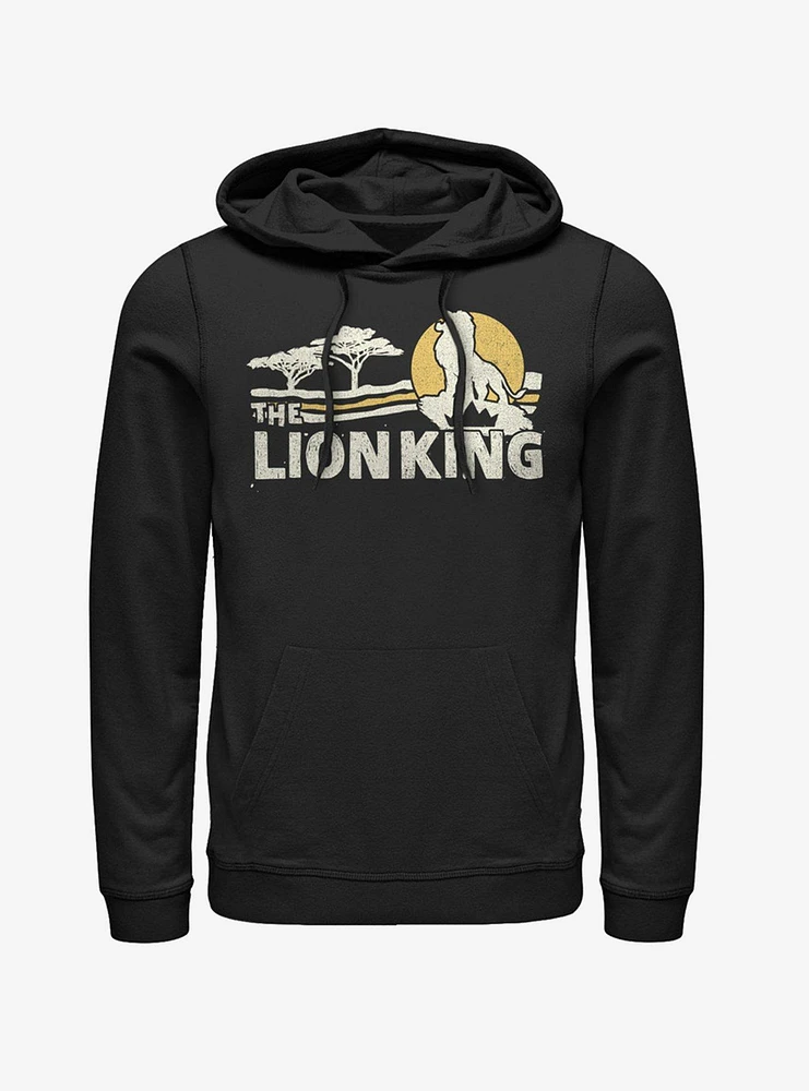 Disney The Lion King 2019 Savannah Scene Back Hoodie