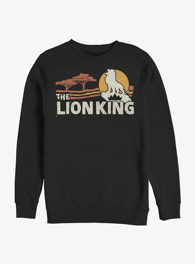 Disney The Lion King 2019 Savannah Scene Back Sweatshirt