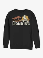 Disney The Lion King 2019 Savannah Scene Back Sweatshirt