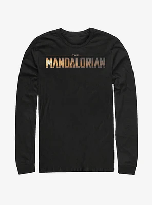 Star Wars The Mandalorian Logo Long-Sleeve T-Shirt