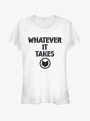 Marvel Avengers: Endgame Shield Spirit Girls White T-Shirt