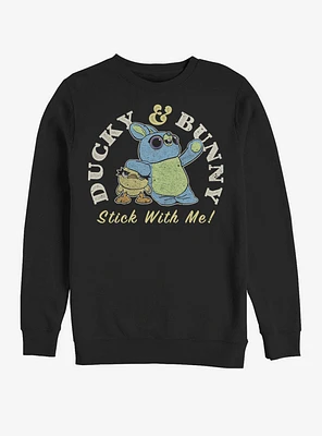 Disney Pixar Toy Story 4 Ducky And Bunny Brand Sweatshirt