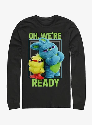 Disney Pixar Toy Story 4 Ducky Bunny Ready Long-Sleeve T-Shirt