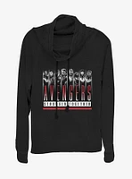 Marvel Avengers: Endgame Avengers Together Cowlneck Long-Sleeve Womens Top