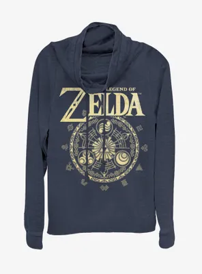 Nintendo Zelda Cir Cowlneck Long-Sleeve Womens Top