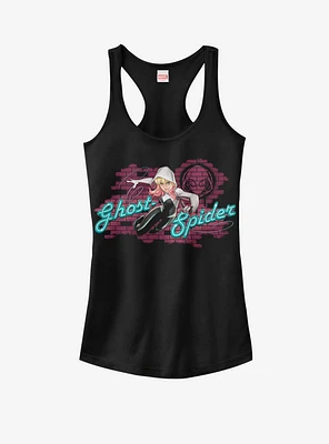 Marvel Spider-Man Into The Spider-Verse Ghost Spider Girls Tank