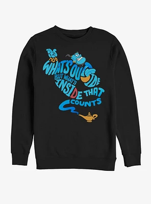 Disney Aladdin Quote Genie Bottle Sweatshirt