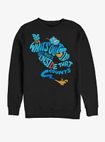 Disney Aladdin Quote Genie Bottle Sweatshirt