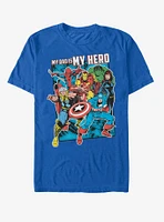 Marvel Hero Dad Heros T-Shirt