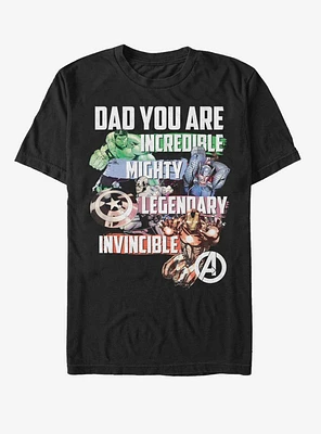 Marvel Avengers Dad T-Shirt