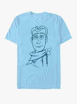 Disney Pixar Toy Story Woody Sketch T-Shirt