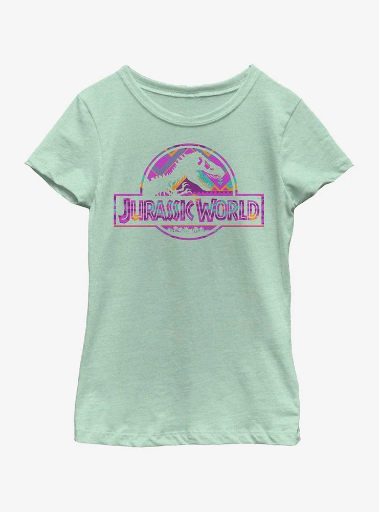 Jurassic Park Geo V2 Youth Girls T-Shirt