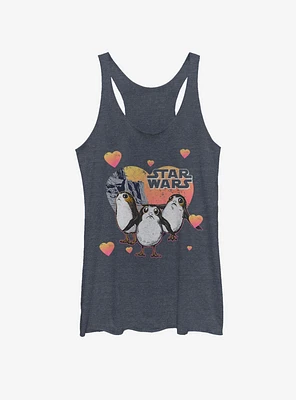 Star Wars Porg Hearts Girls Tank