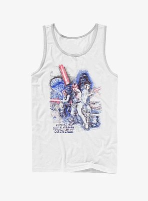 Star Wars Drawn Poster Tank