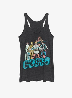 Star Wars May Fourth Group Girls Tank Top