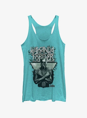Marvel Black Panther Forever Pattern Womens Tank Top