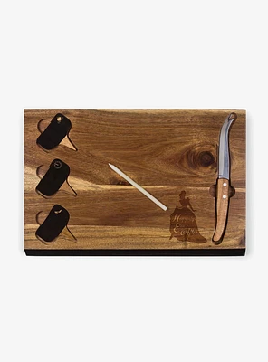 Disney Cinderella Acacia Cheese Board & Tools Set
