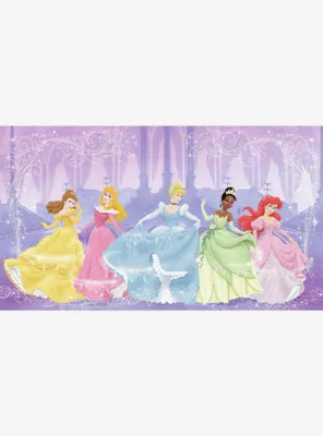 Disney Princesses Dancing Chair Rail Prepasted Mural