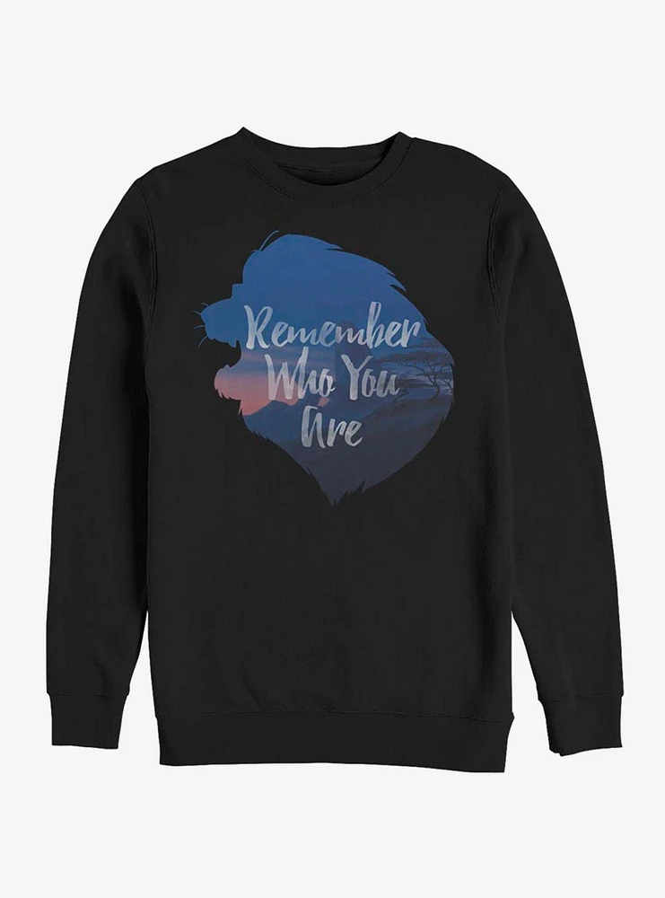 Disney The Lion King Inspirational Silhouette Sweatshirt