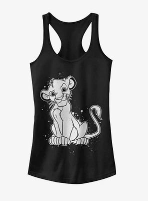 Disney The Lion King Simba Splatter Girls Tank