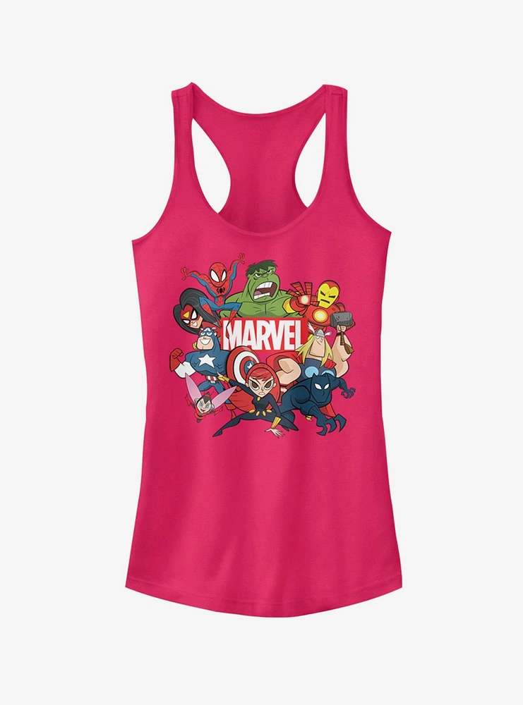 Marvel Group Retro Girls Tank
