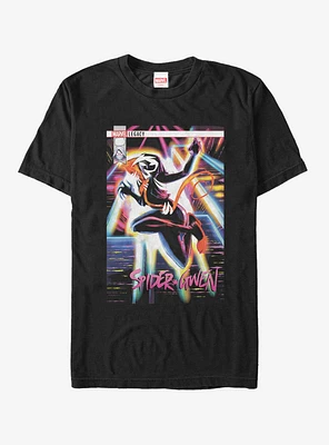 Marvel Spider-Man: Into The Spider-Verse Spider-Gwen Electro Gwen T-Shirt