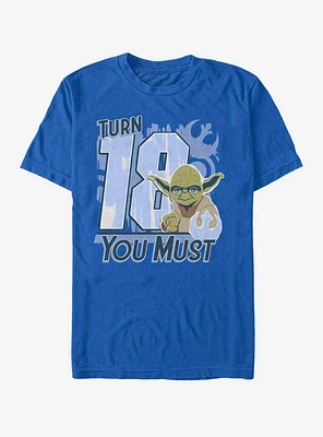 Star Wars Turn 18 You Must T-Shirt