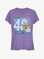 Star Wars Turn 40 You Must Girls T-Shirt