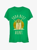 Star Wars Best Aunt Yoda Says Girls T-Shirt