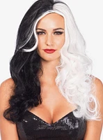 Two-Tone Long Wavy Villain Wig