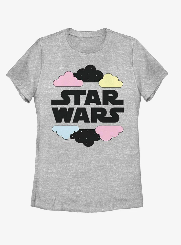 Star Wars Fluffy Logo Womens T-Shirt