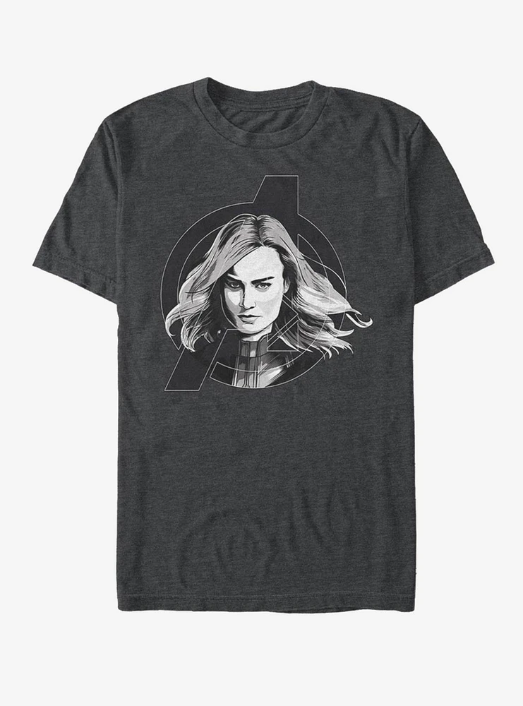Marvel Avengers: Endgame Black And White T-Shirt