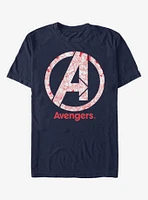 Marvel Avengers Line Art Logo T-Shirt