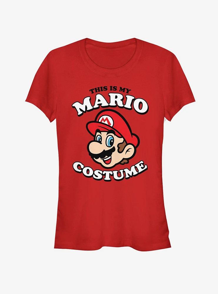 Nintendo Mario Costume Girls T-Shirt