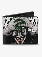 DC Comics Joker Head Hahaha Bi-Fold Wallet