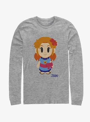 Nintendo The Legend of Zelda: Link's Awakening Marin Avatar Color Long-Sleeve T-Shirt
