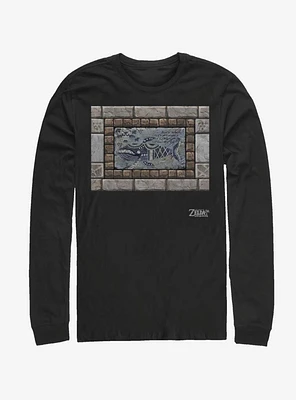 Nintendo The Legend of Zelda: Link's Awakening Whale Tablet Long-Sleeve T-Shirt
