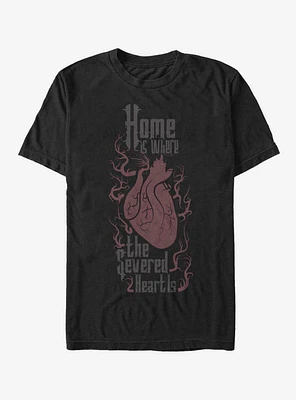 The Addams Family Heart and Home T-Shirt