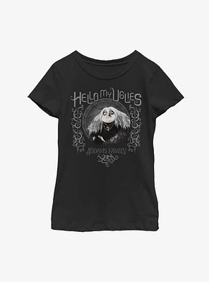 The Addams Family Hello My Uglies Youth Girls T-Shirt