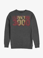 Marvel Avengers: Endgame Love You 3000 Sweatshirt
