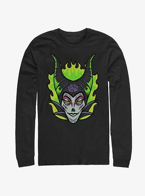 Disney Maleficent Sugar Skull Long-Sleeve T-Shirt
